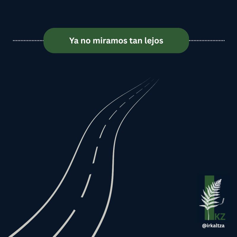 Carretera hacia el horizonte como metáfora del futuro compartido en los equipos y las organizaciones.