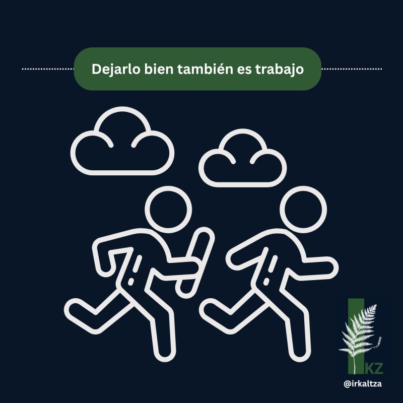 Relevo entre personas como metáfora de custodiar el trabajo de un equipo en transición