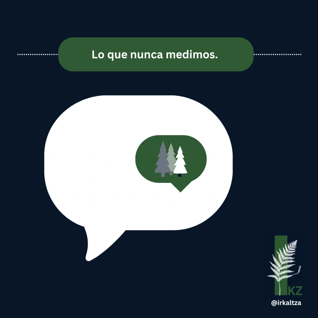 Conversación de equipo de la que nacen tres árboles como metáfora del crecimiento de ideas y del criterio compartido.